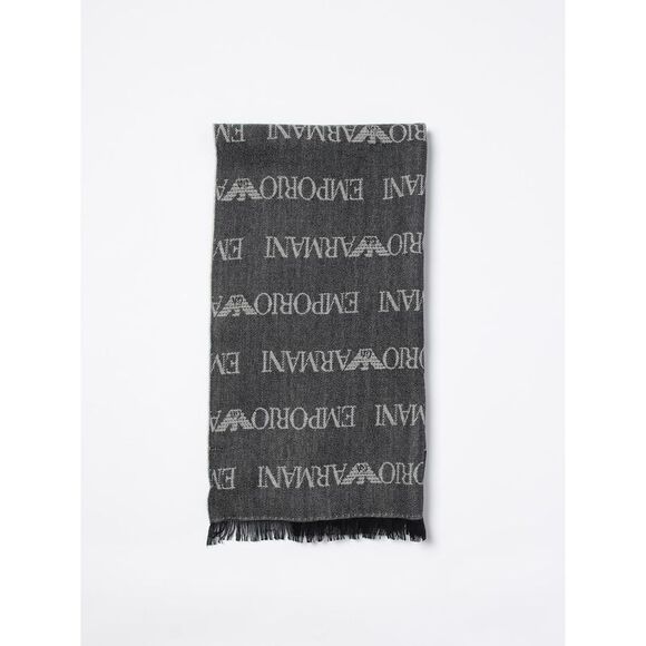 Emporio Armani Scarf Men Grey